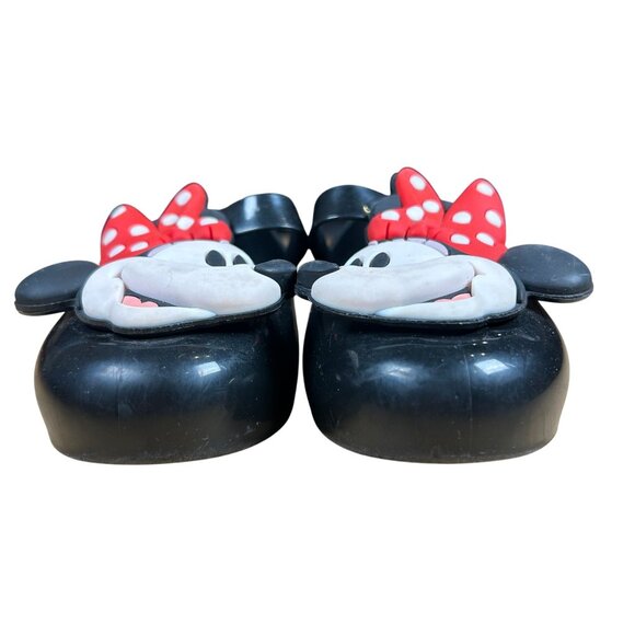 MINI MELISSA x Disney Minnie Mouse Mary Jane Shoes Black Size US 8 - Picture 3 of 9